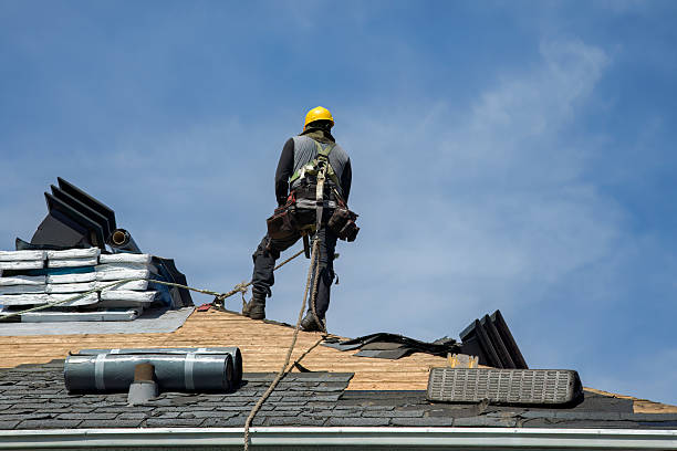 Professional Metal Roofing technician working in Chartley, MA
